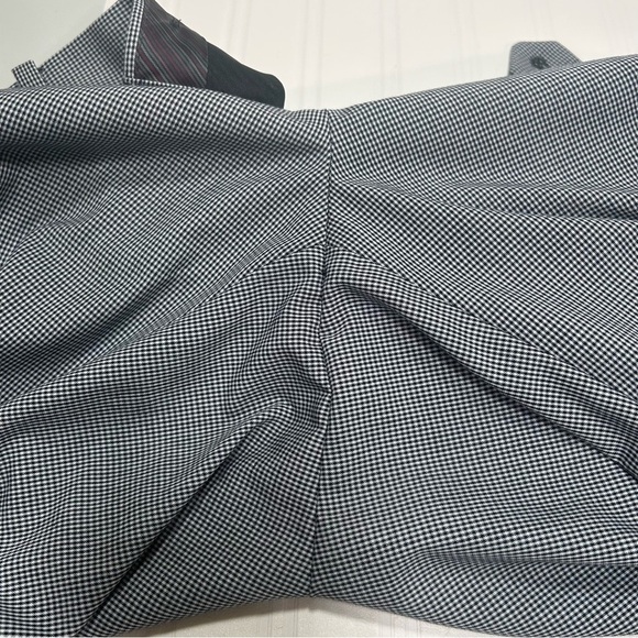 Sean John Fine Tailored Black and White Small Checked Pleated Trousers 40Wx30L - Picture 11 of 14